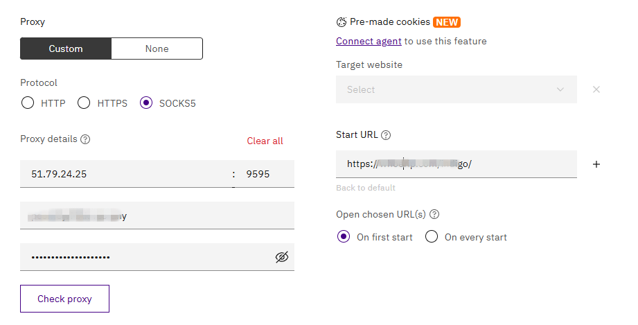 91HTTP代理在Indigo Browser浏览器上设置动态不限量代理教程