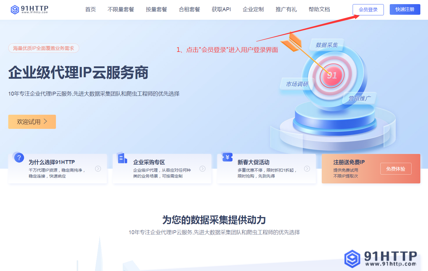 91HTTP代理在紫鸟浏览器上设置短效动态包时代理教程