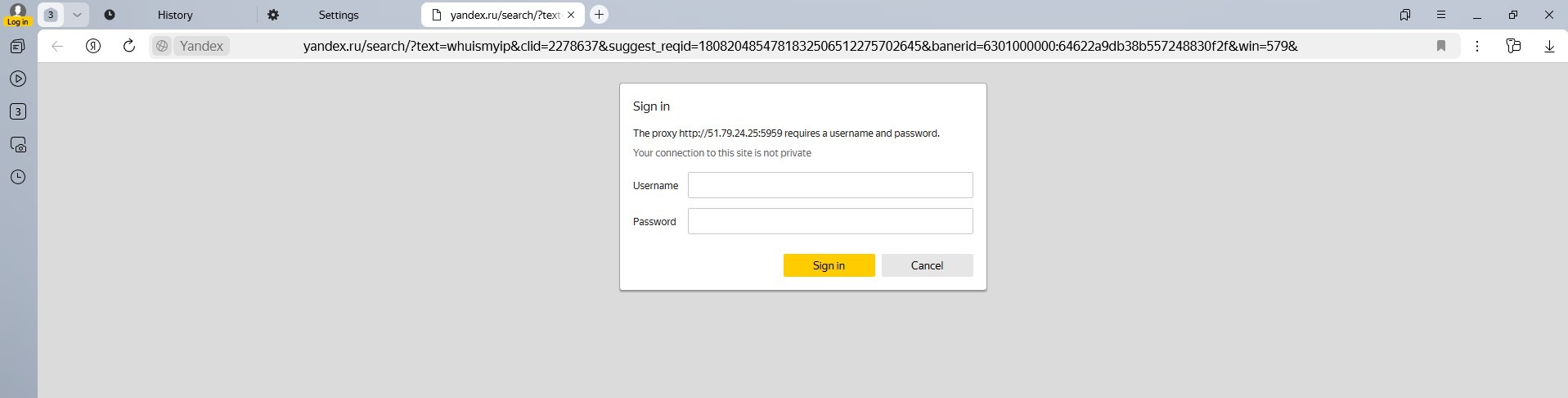 91HTTP代理在Yandex Browser浏览器上设置动态不限量代理教程