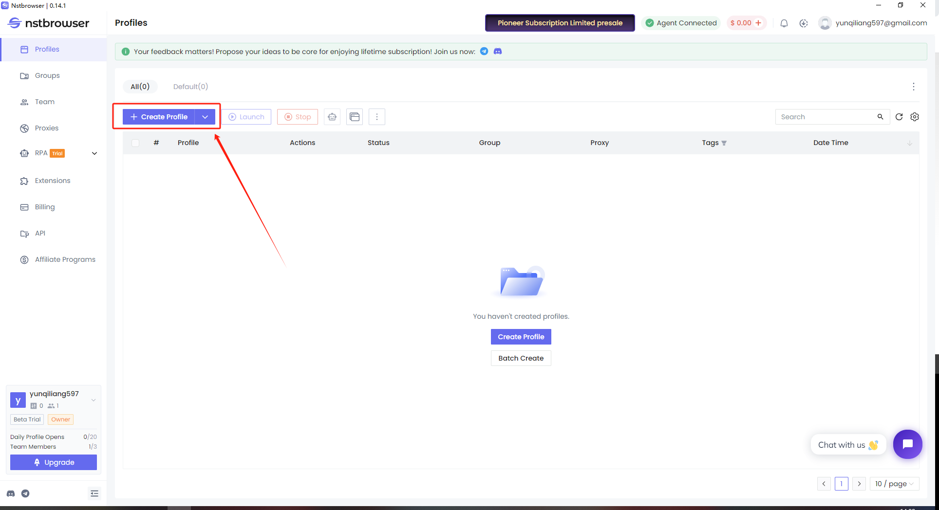 91HTTP代理在Nstbrowser指纹浏览器上设置动态包量代理教程