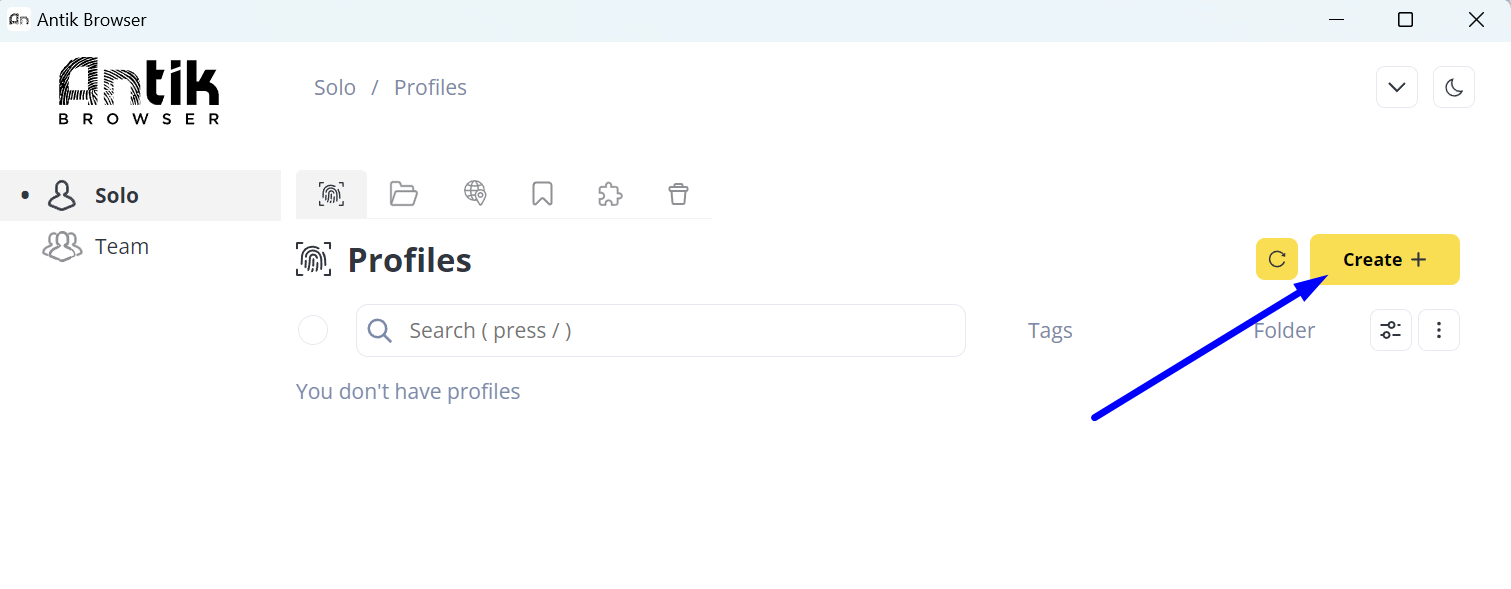 91HTTP代理在Antik 浏览器上设置动态不限量代理教程