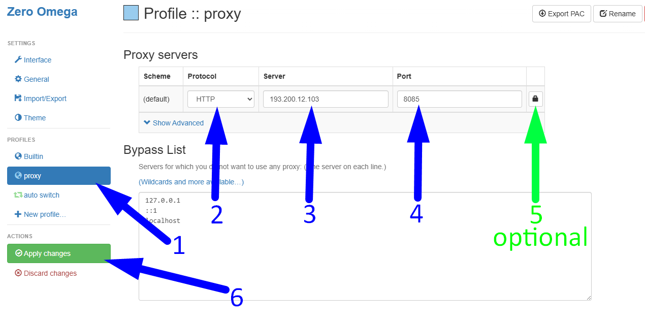 91HTTP代理在 ZeroOmega设置动态不限量代理教程
