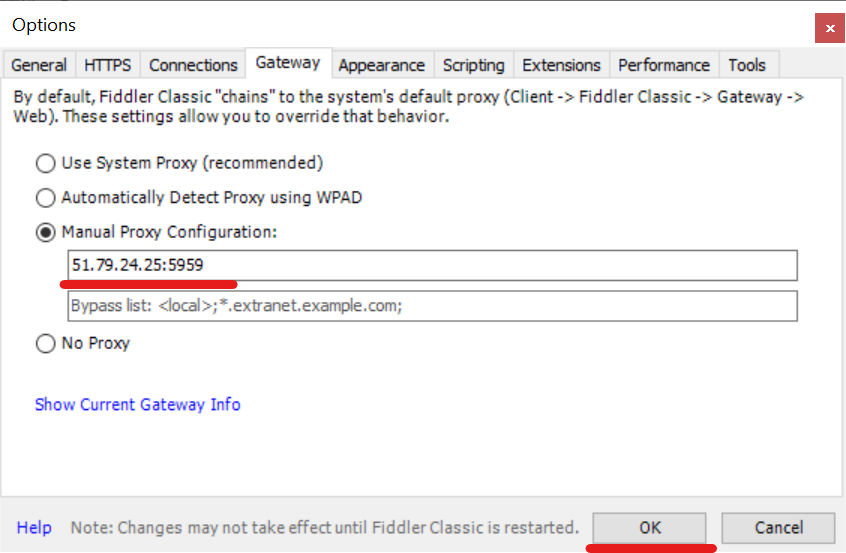 91HTTP代理在Fiddler上设置长效静态IP代理教程