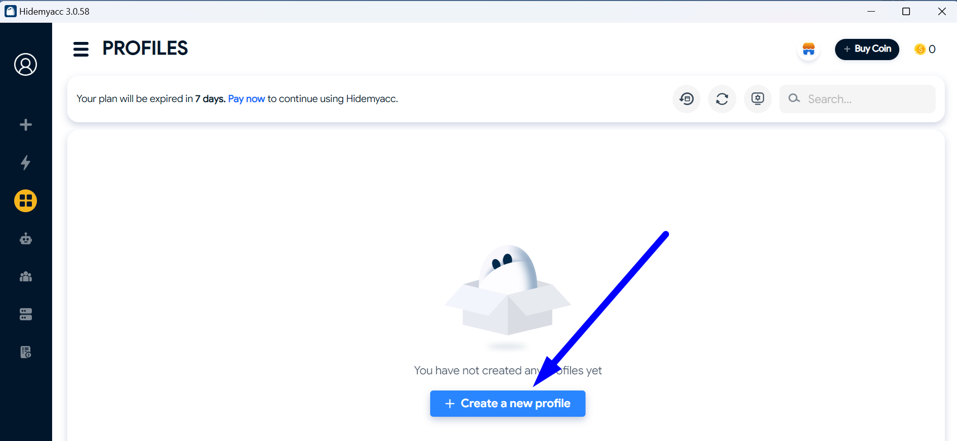 91HTTP代理在Hidemyacc浏览器上设置动态包量代理教程