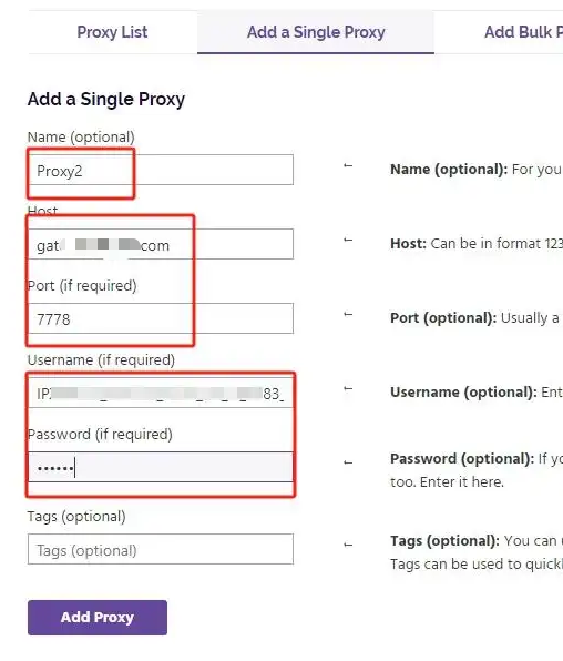 91HTTP代理在Ghost Browser浏览器上设置动态包时代理教程